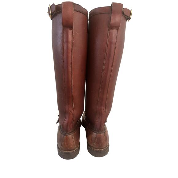 Gokey USA Vintage 'Botte Sauvage' Snake Proof 17" Boots Men Size 8.5 B-Excellent - Picture 3 of 16